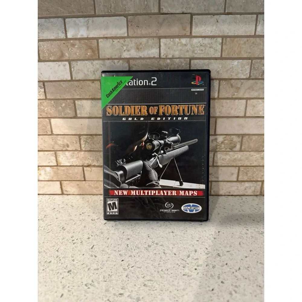 Soldier of Fortune: Gold Edition (Sony PlayStation 2, 2001) Manual Inc [TESTED]